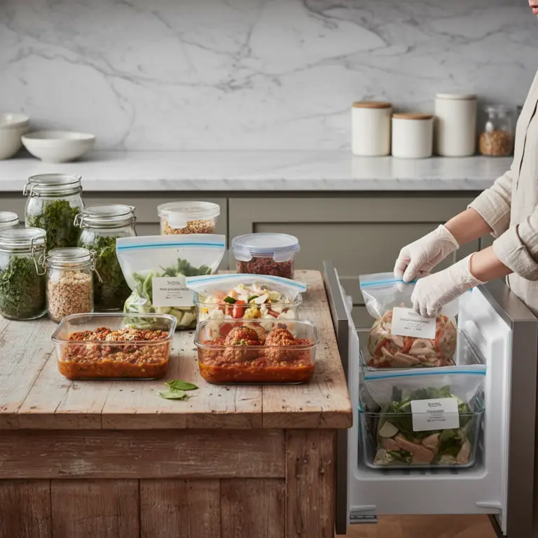 Ilustração editorial: 5 Dump and Go Freezer Meals for 20-Minute Air Fryer Dinners