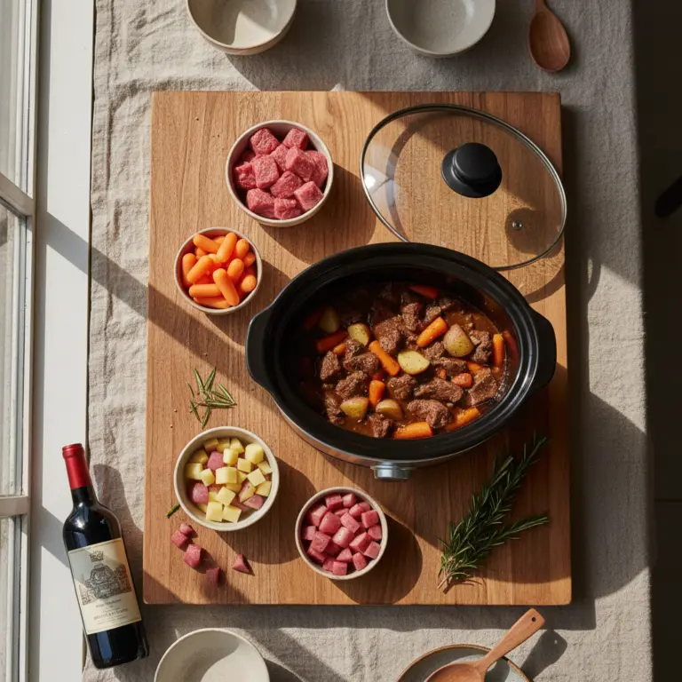Ilustração editorial: 5 Ingredient Slow Cooker Recipes: 5 Low-Carb Dinners in 10 Minutes