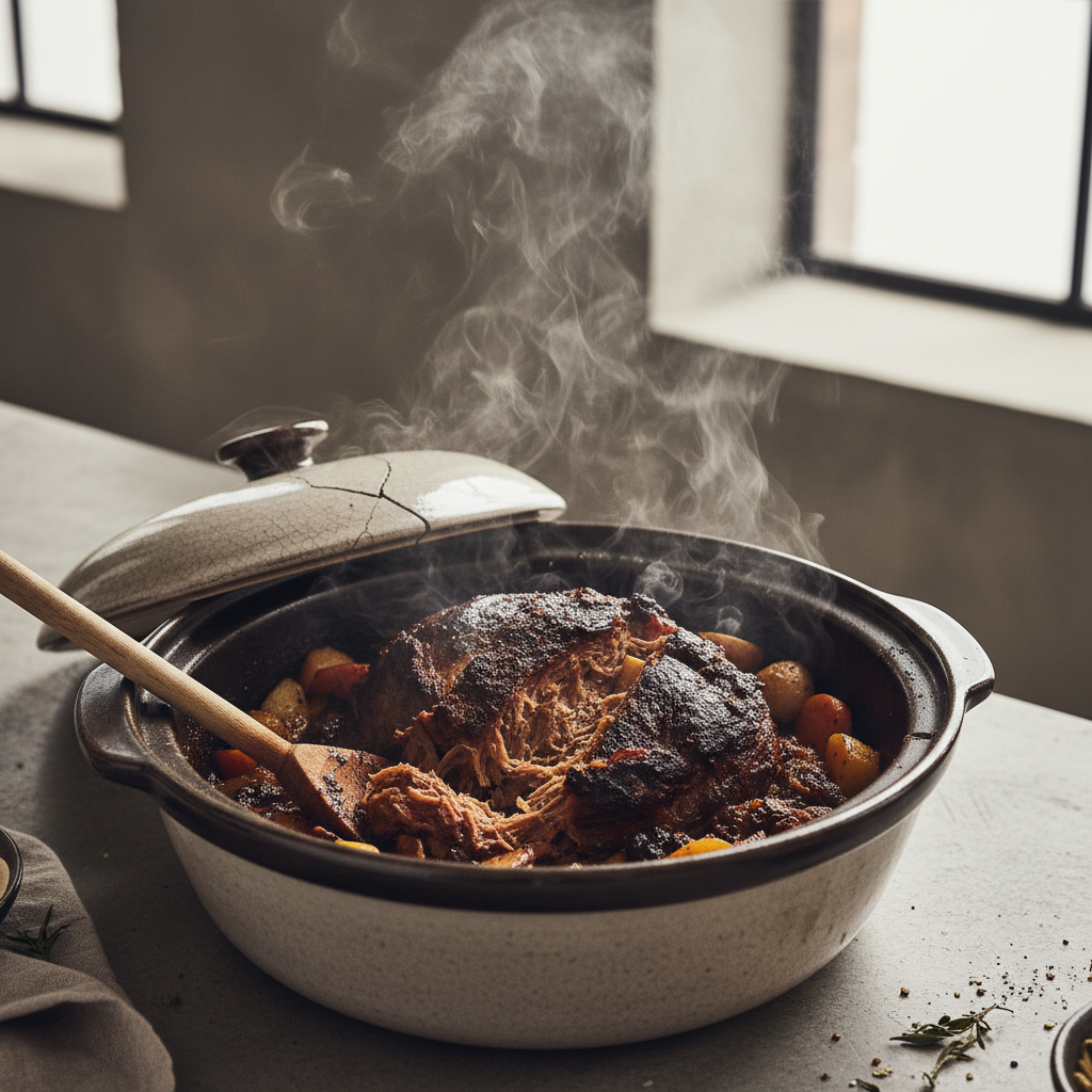 Ilustração editorial: Can You Overcook in a Slow Cooker? 3 Rules for Success