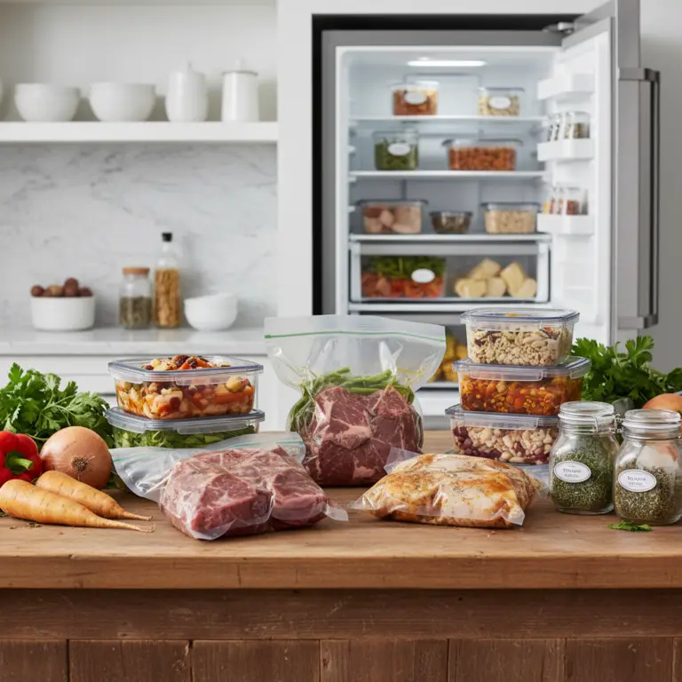 Ilustração editorial: Freezer Crockpot Meals: 5 Prep Steps for Low-Carb Success