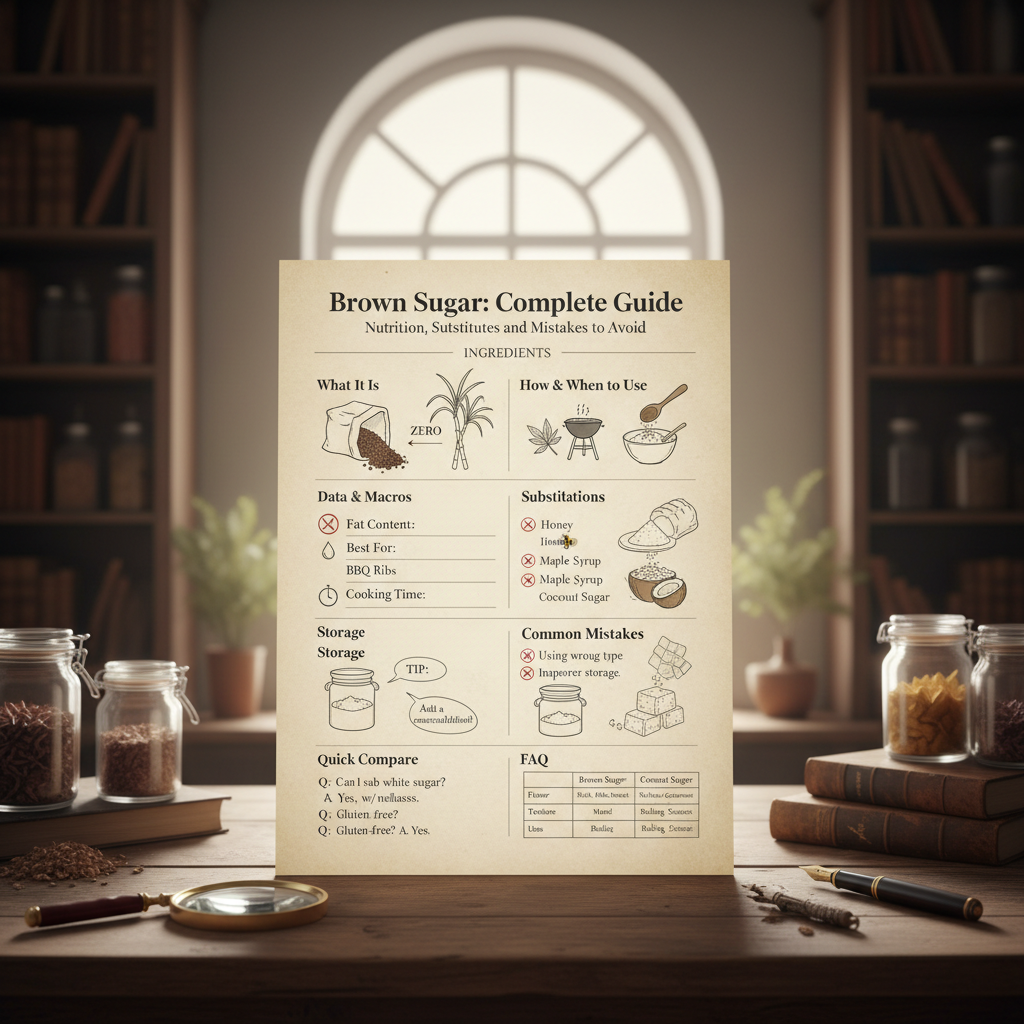 Ilustração editorial: Mastering Brown Sugar: 5 Essential Tips for Better Flavor