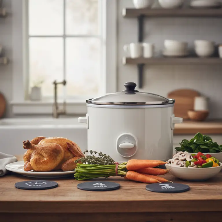 Ilustração editorial: Mastering Slow Cooker Cook Times: 3 Rules for Perfect Results