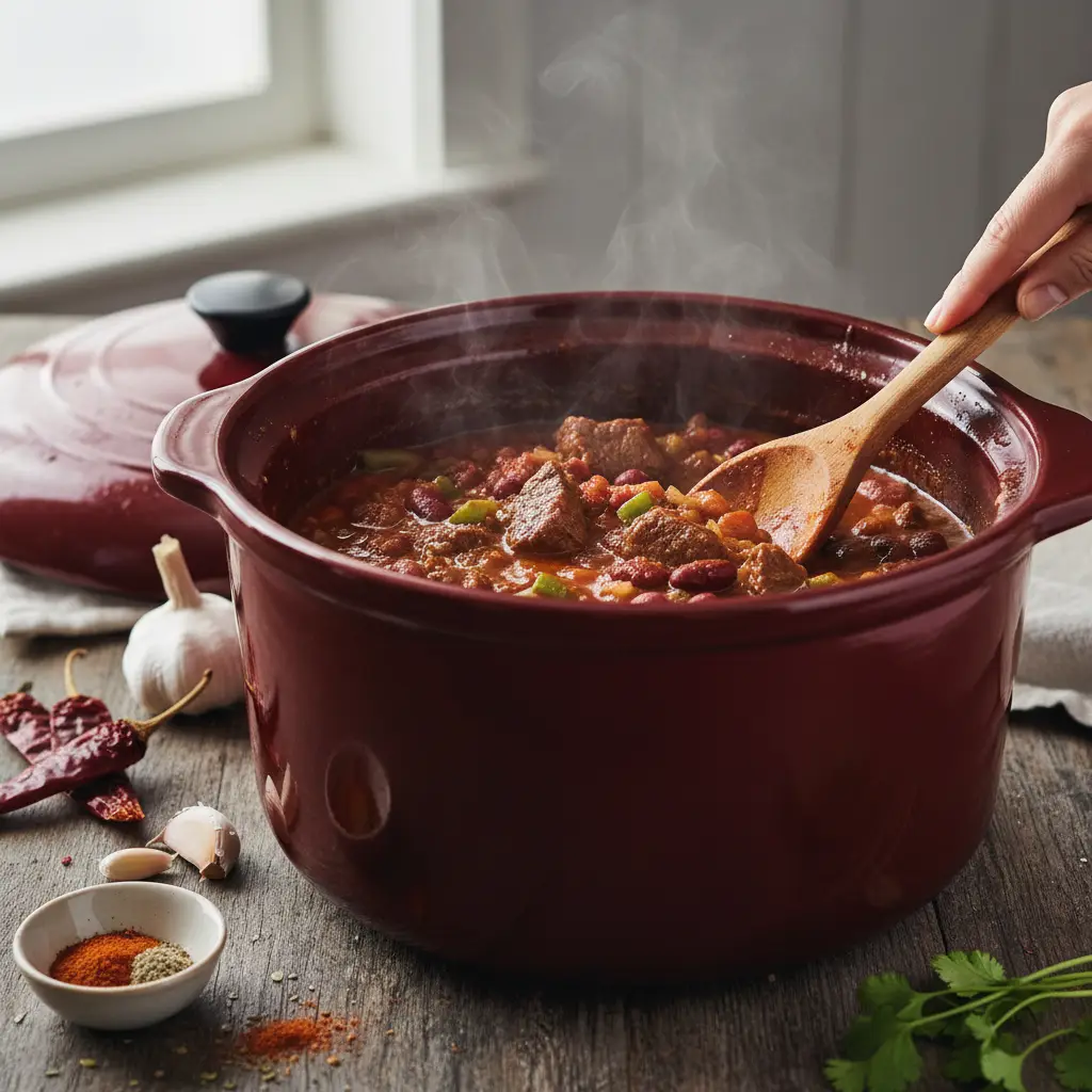 Slow Cooker Beef Chili: 1-Pot Low-Carb Comfort in 8 Hours — detail