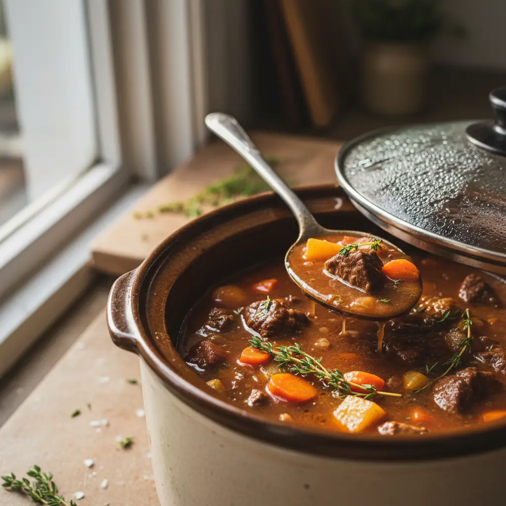 Slow Cooker Beef Stew: 3 Secrets for Low-Carb Success — detail