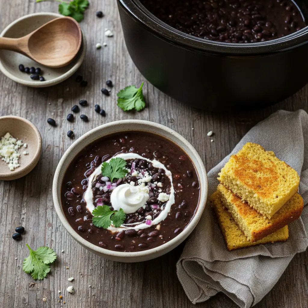 Slow Cooker Black Bean Soup: 3 Secrets for Perfect Texture — result
