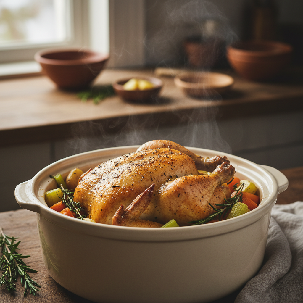 Slow Cooker Whole Chicken: 3 Steps to Perfect Low-Carb Meals — detail