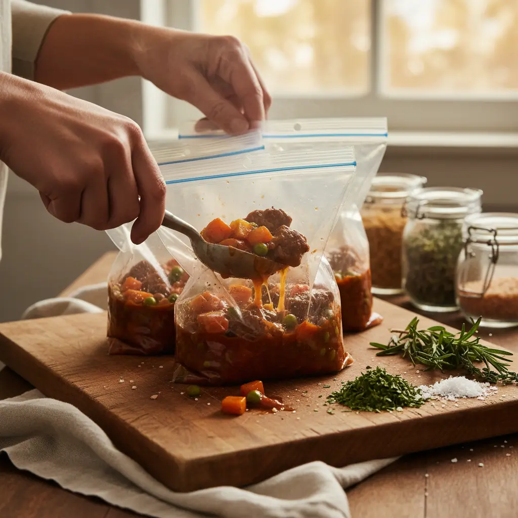 5 Slow Cooker Meal Prep Bags to Save 10 Hours Weekly — detail