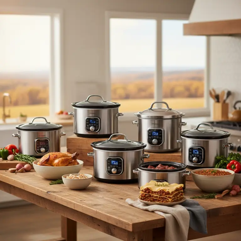 Ilustração editorial: Best Programmable Slow Cooker: 7 Features for Big Families