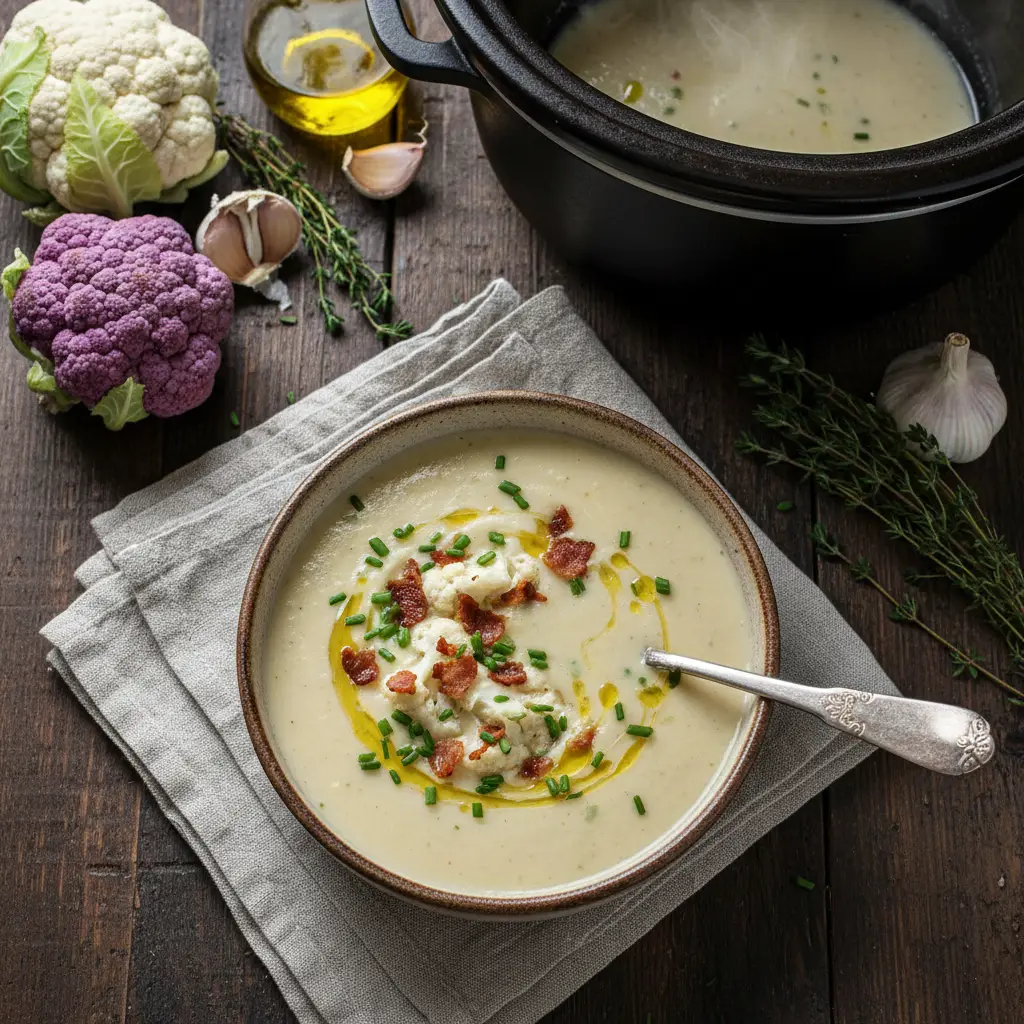 Keto Slow Cooker Cauliflower Soup: The 4-Step Creamy Method — result
