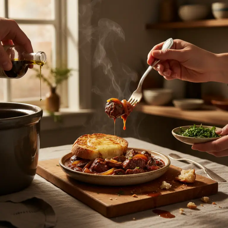 Ilustração editorial: Make Ahead Slow Cooker Meals: 5 Low-Carb Shortcuts for Busy Weeks
