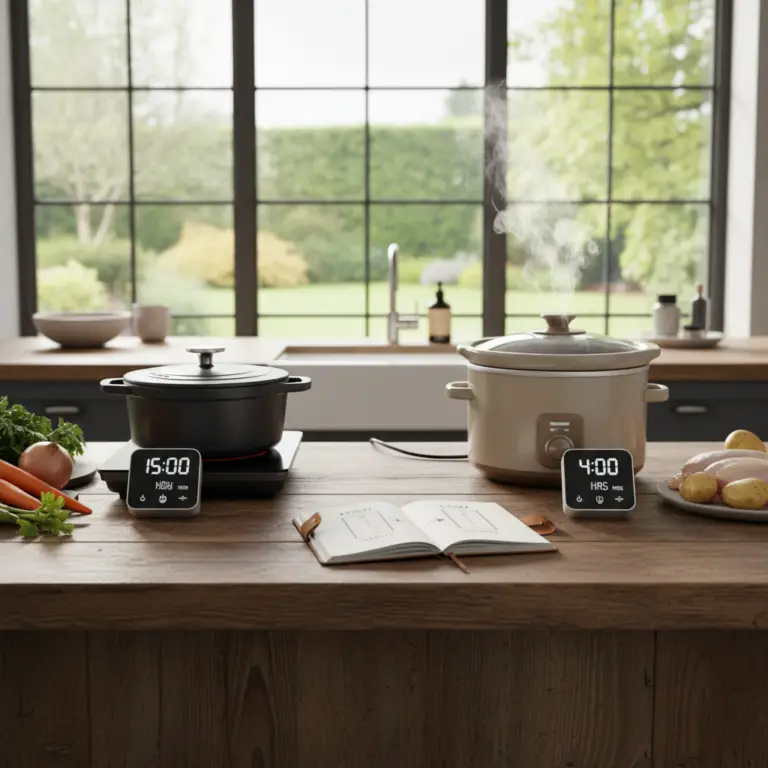 Ilustração editorial: Master Slow Cooker High vs Low Settings in 3 Simple Steps