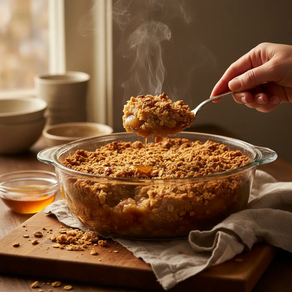 Slow Cooker Apple Crisp: 3 Ways to Keep It Low-Carb — detail