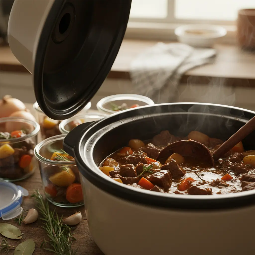 Slow Cooker Batch Cooking: Save 5 Hours Weekly with This Method — detail