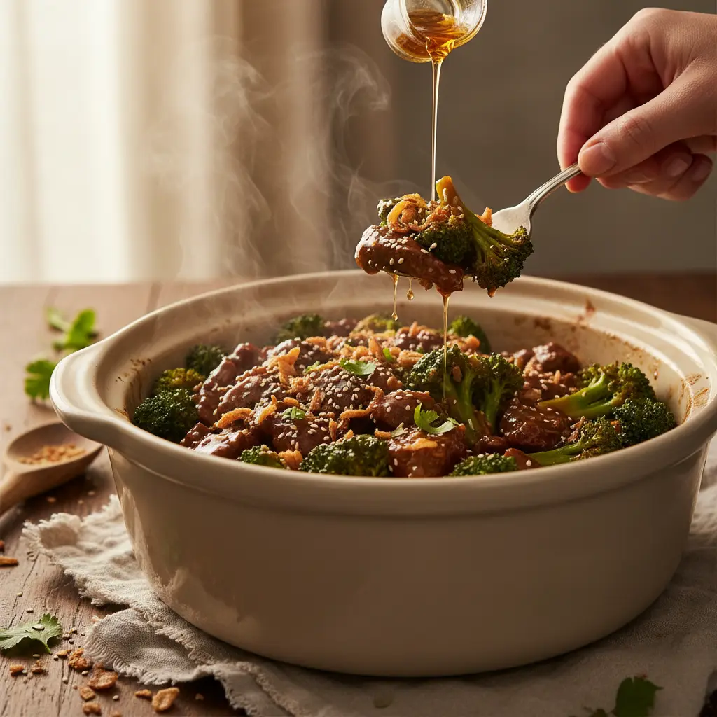 Slow Cooker Beef and Broccoli: 3 Simple Steps to Success — detail
