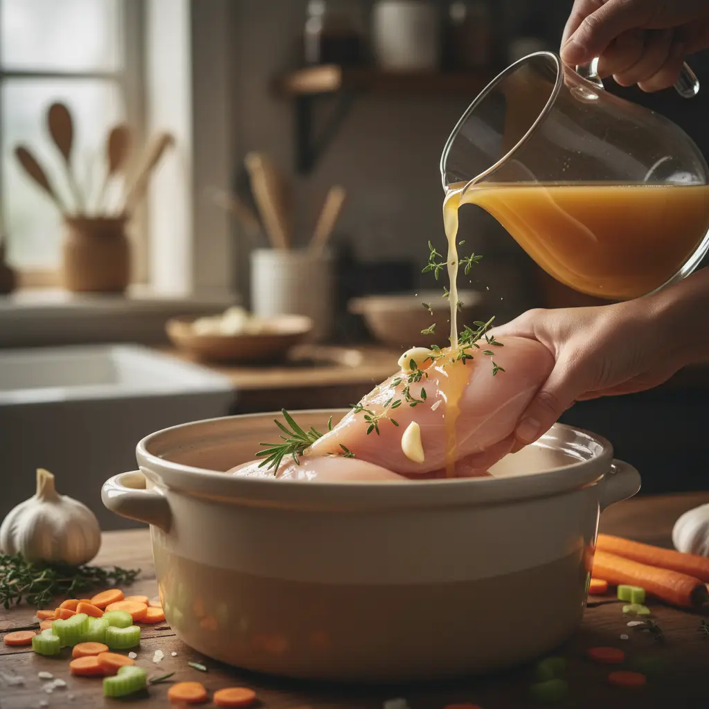 Slow Cooker Chicken Breast: 3 Secrets to 100% Juicy Results — detail