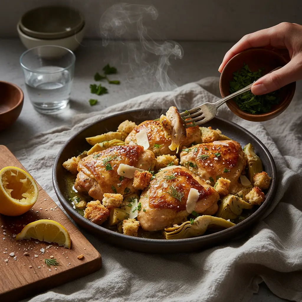 Slow Cooker Chicken Thighs Recipe: 4-Ingredient Lemon Perfection — result