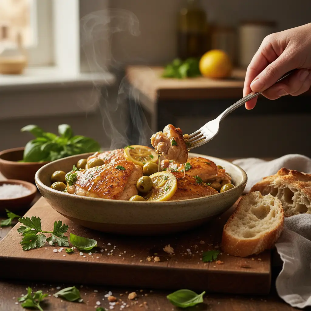 Slow Cooker Chicken Thighs with Lemon: 5-Minute Prep Success — detail