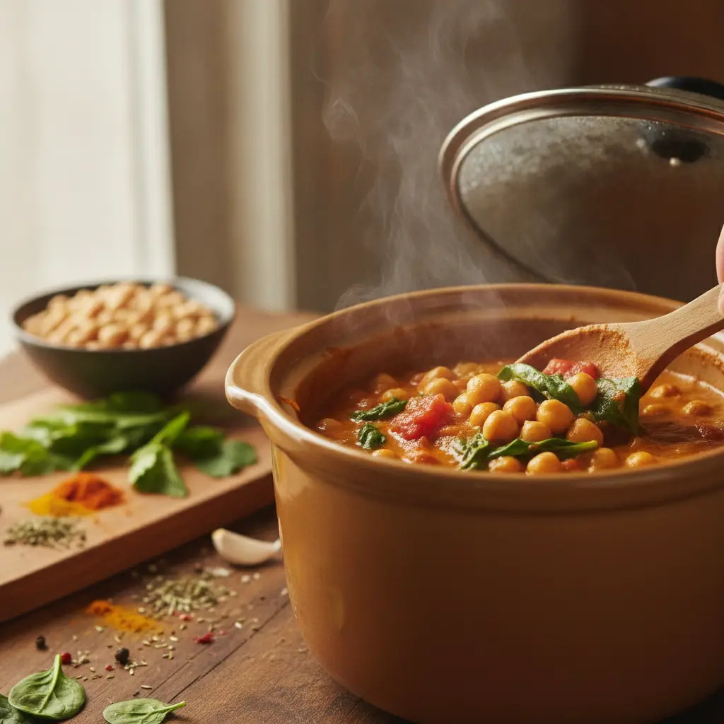 Slow Cooker Chickpea Curry: The 4-Hour Low-Carb Guide — detail