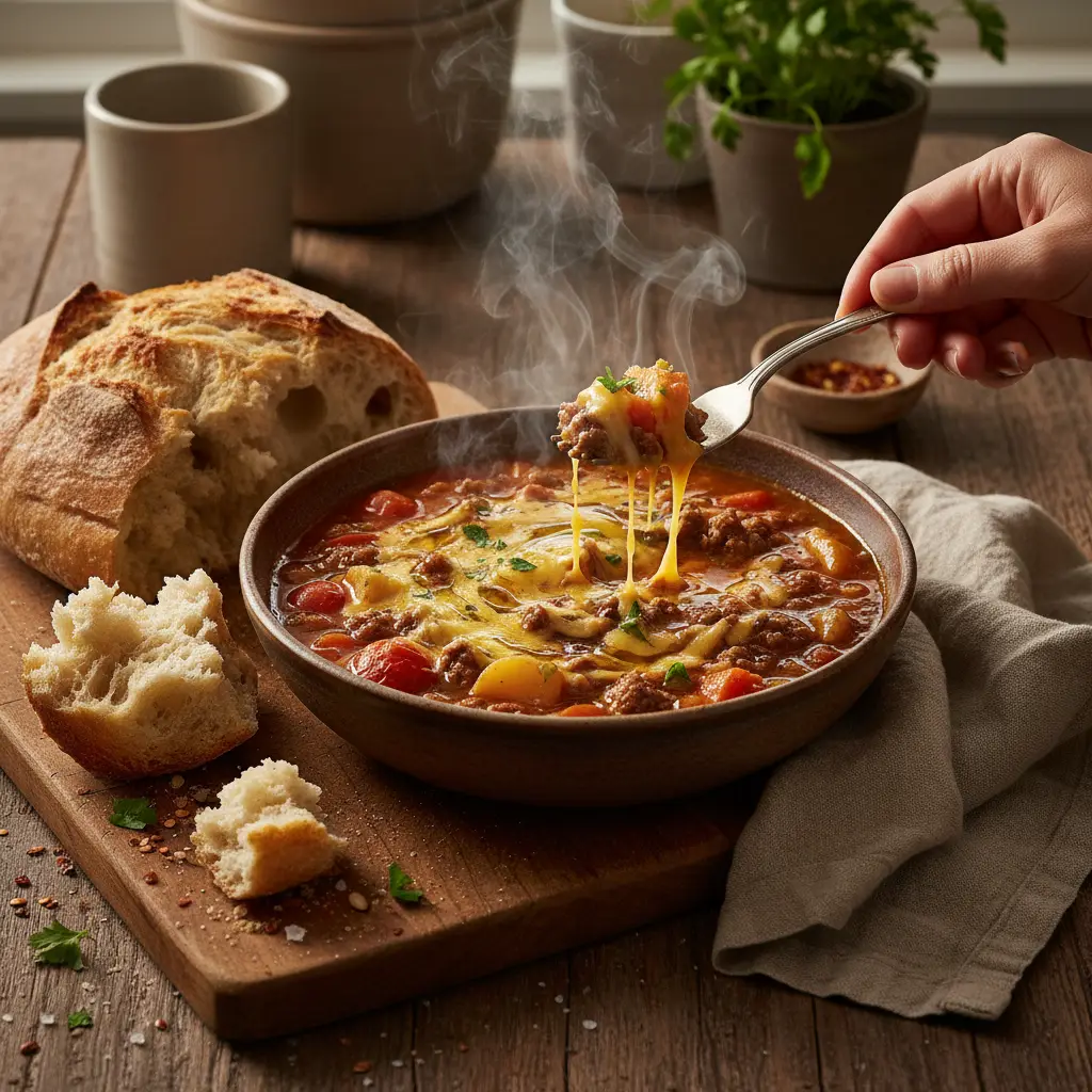 Slow Cooker Hamburger Soup: 1 Hearty Low-Carb Meal Plan — result