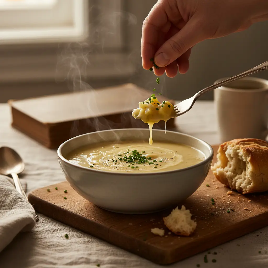 Slow Cooker Leek Soup: 1 Simple Trick for 50% More Creaminess — detail