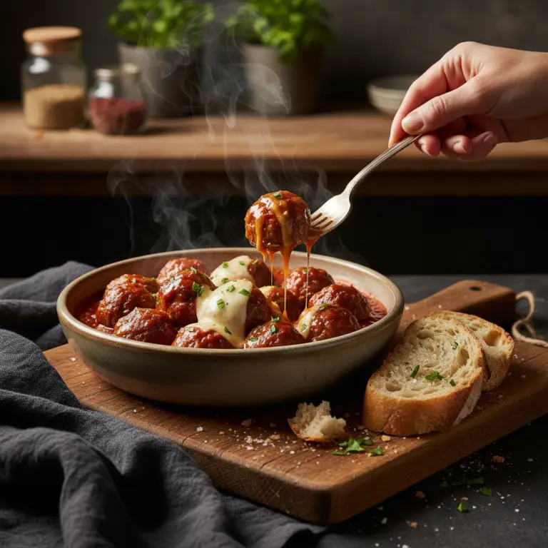 Ilustração editorial: Slow Cooker Meatballs: 3-Step Low-Carb Method for Better Flavor