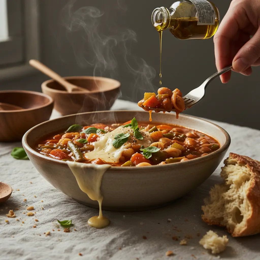 Slow Cooker Minestrone Vegan: 1 Pot for 6 Healthy Meals — detail