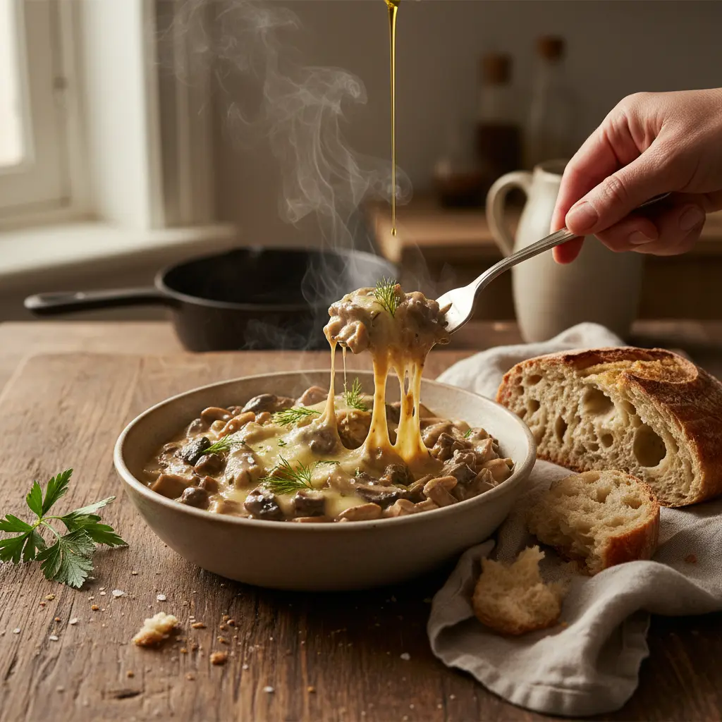 Slow Cooker Mushroom Stroganoff: 4-Step Low-Carb Comfort — result