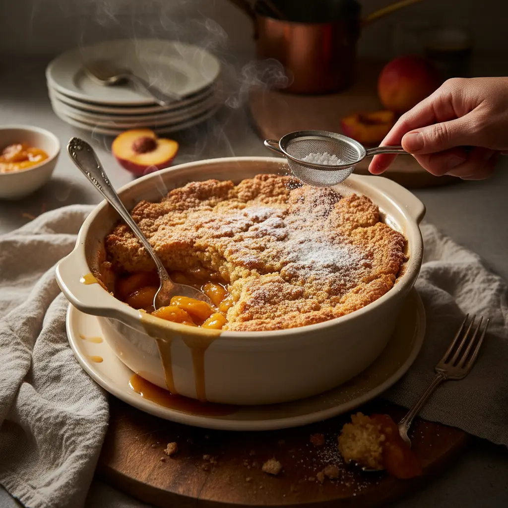 Slow Cooker Peach Cobbler: 3-Step Low-Carb Recipe — result