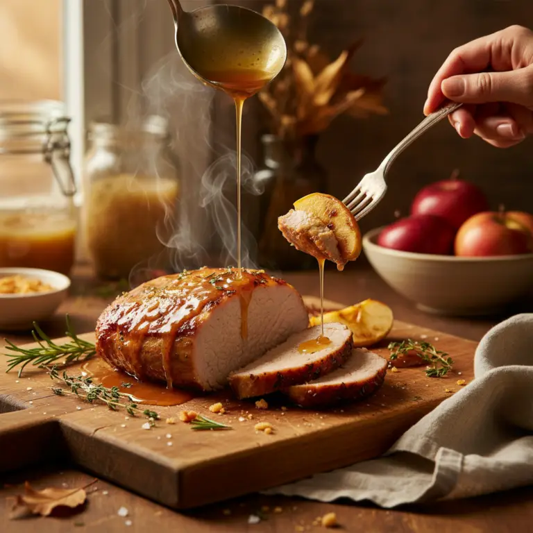 Ilustração editorial: Slow Cooker Pork Tenderloin: 5 Steps to Juicy Perfection