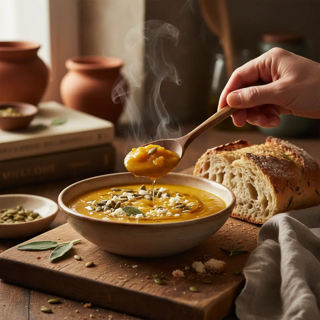 Slow Cooker Seasonal Soup: 1 Simple Low-Carb Squash Hack — detail