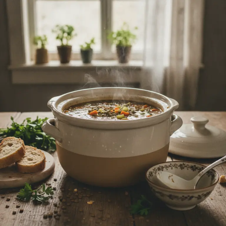 Ilustração editorial: Slow Cooker Soup: 5 Low-Carb Hacks for Perfect Results