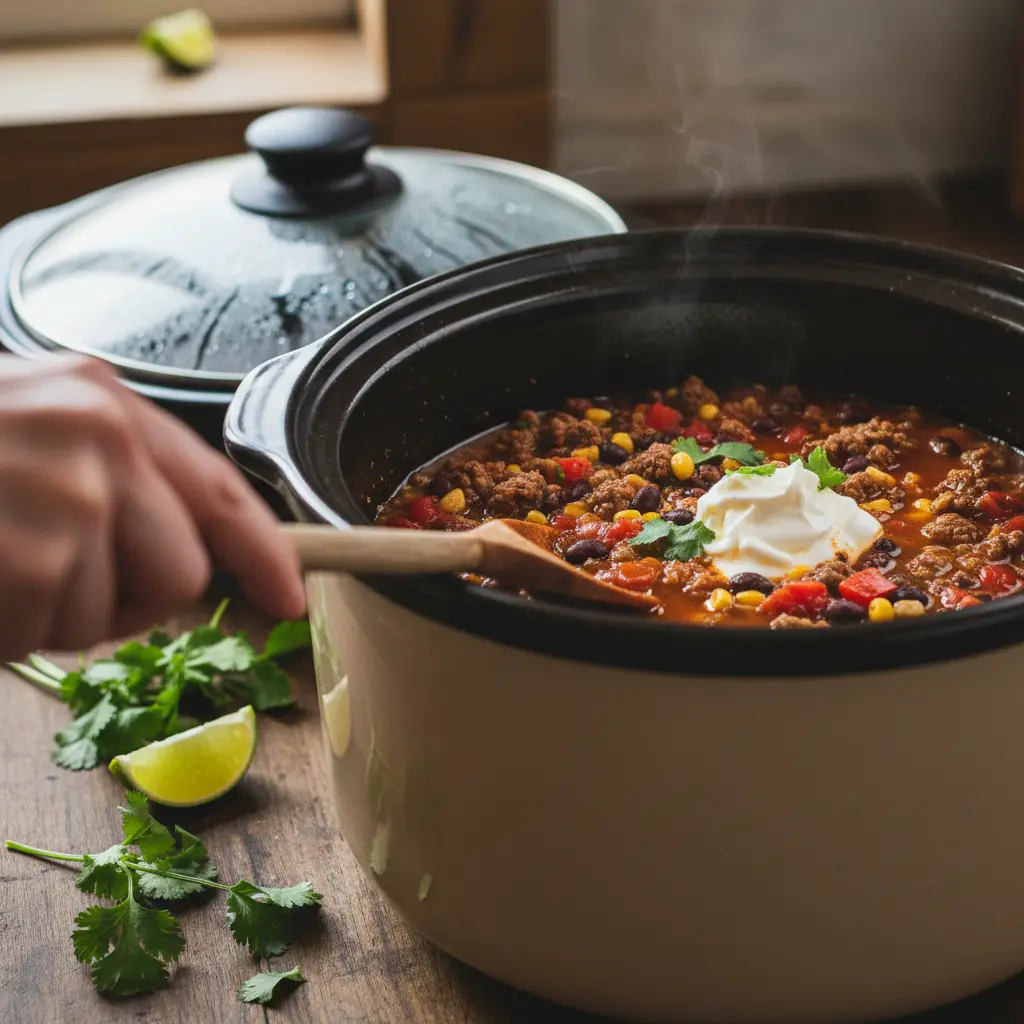 Slow Cooker Taco Soup: 3 Secrets for Low-Carb Flavor — detail