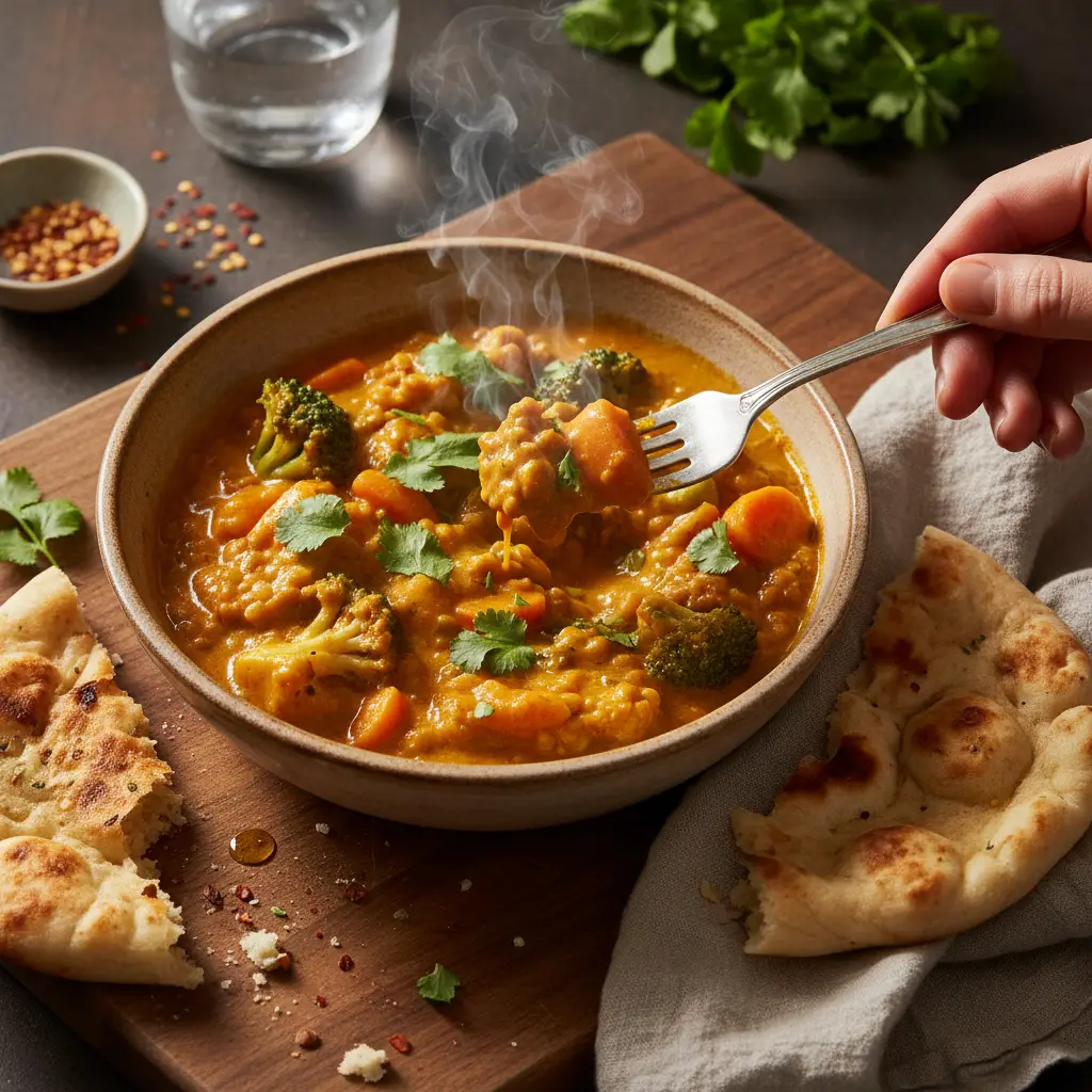 Slow Cooker Vegetable Curry: 5-Ingredient Low-Carb Success — result
