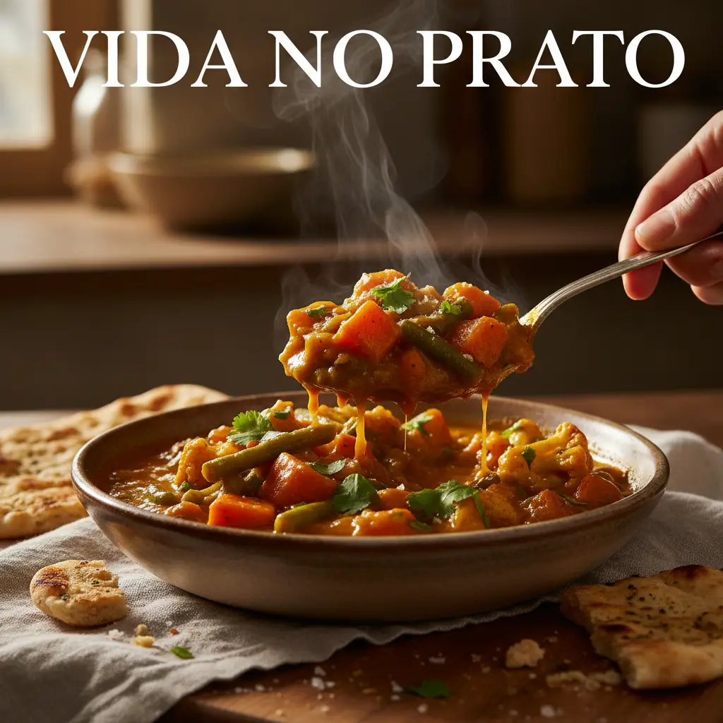 Slow Cooker Vegetable Curry: 5-Ingredient Low-Carb Success — detail