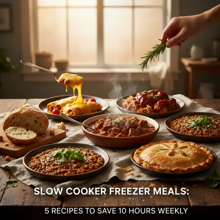 Slow Cooker Freezer Meals: 5 Recipes to Save 10 Hours Weekly