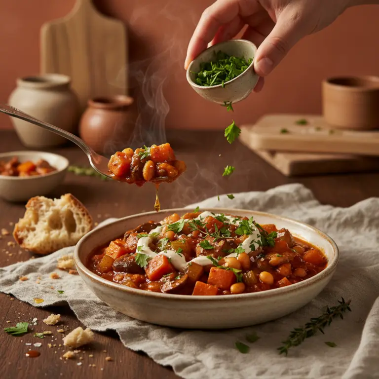 Slow Cooker Vegan Stew: 8-Hour Low-Carb Comfort in 1 Pot